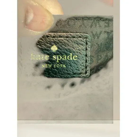 NWOT Kate Spade New York Black Pebbled Leather Satchel Crossbody - Picture 9 of 12